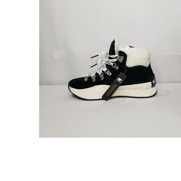 SOREL Women's ONA III Conquest WP Booties Size 5 Black, Sea Salt #1977201 NWT - Picture 3 of 8